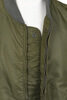 USNA Jacket Flight Satin - Olive Thumbnail