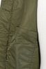 USNA Jacket Flight Satin - Olive Thumbnail