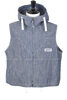 Hooded Vest 10oz Sea Canvas - Indigo Thumbnail