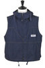 Hooded Vest 8oz Denim - Indigo Thumbnail