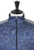 Smooth Jersey Cookie Bandana Track Jacket - Navy Thumbnail