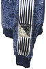 Smooth Jersey Cookie Bandana Track Jacket - Navy Thumbnail