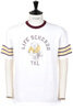 Ringer Tee (Capital College) - White Thumbnail