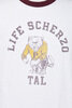 Ringer Tee (Capital College) - White Thumbnail