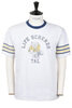 Ringer Tee (Capital College) - Lt Grey Thumbnail