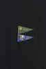 20/- Pennant Tee ( 3 Flags ) - Black Thumbnail