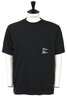 20/- Pennant Tee ( 3 Flags ) - Black Thumbnail