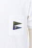 20/-Pennant Tee ( 3 Flags ) - White Thumbnail