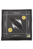 Fastcolor Selvedge Bandana (Mirrored Fuji) - Black Thumbnail