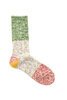 60 Yarns 2 Tone Heel Socks - Red Thumbnail