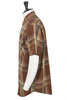 01-8172-C53 Check Work Shirt Short Sleeve Flap Pocket - Brown Check Thumbnail