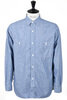 01-8270-181 Relaxed Fit Chambray Stripe Work Shirt - Hickory Thumbnail