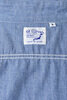 01-8270-181 Relaxed Fit Chambray Stripe Work Shirt - Hickory Thumbnail