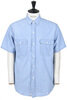 01-8172-99 Work Shirt Bleached Chambray Short Sleeve Flap Pocket - Bleached Thumbnail