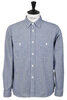 SV-SH-031 Mini Check Work Shirt - Indigo Thumbnail