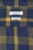 SV-SH-032 Linen Open Neck Shirt - Navy/Yellow Thumbnail