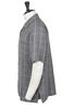 SV-SH-033 Linen Open Collared Shirt - Grey Thumbnail