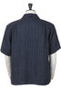 SV-SH-033 Linen Open Collared Shirt - Navy Thumbnail