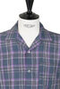 SV-SH-033 Linen Open Collared Shirt - Green Thumbnail
