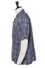 SV-SH-033 Linen Open Collared Shirt - Green Thumbnail