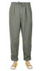 SV-PT-006 Linen Tapered 2Tuck Pants - Olive Thumbnail
