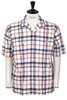 Mercantile Short Sleeve Vacation Madras Check - Navy/Orange Thumbnail
