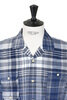 Mercantile Short Sleeve Vacation Indigo Madras Check - Navy Thumbnail