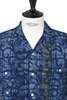 Mercantile Short Sleeve Vacation Madras Batik Print - Navy/Green Thumbnail
