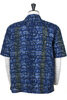 Mercantile Short Sleeve Vacation Madras Batik Print - Navy/Green Thumbnail