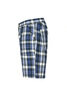 Drawstring Shorts Madras Seersucker Check - Navy Thumbnail