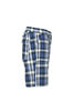 Drawstring Shorts Madras Seersucker Check - Navy Thumbnail