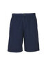 Drawstring Shorts Madras Seersucker - Navy Thumbnail