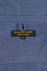 Vacation CotLin Chambray Open Collar Shirt - Blue Thumbnail
