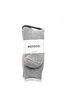 R1001 Double Face Crew Socks - M Grey Thumbnail
