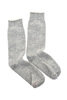 R1001 Double Face Crew Socks - M Grey Thumbnail