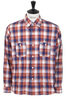 Work Shirt Cotton Plaid - Orange Thumbnail