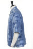 Cropped Garson Shirt  Patchwork - Indigo Thumbnail