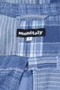 Cropped Garson Shirt  Patchwork - Indigo Thumbnail