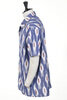 50's Milano Shirt  Ikat Japan - Blue Thumbnail