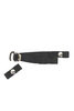 Sternum Strap With Silver Hook - Black Thumbnail