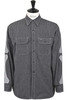 Grandrelle 2 Tone Bone Workshirt - Charcoal Thumbnail