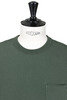 14/1 Pigment Dyed Pocket Tee - Green Thumbnail