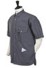 Cordura Cotton Rip SS Shirt - GreyBlue Thumbnail