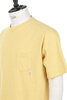 #R185-0103 Standard Pocket Tee - Smoke Yellow Thumbnail