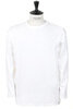 #R185-0102B "V" Stitch Long Sleeve - White Thumbnail