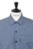 Digs Crew Half Short Sleeve 5oz Chambray - Blue Thumbnail