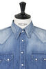#5031 Western Shirt Used Wash - Indigo Thumbnail