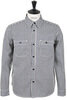 #D5335H 14oz Hickory Denim Work Shirt - Indigo Thumbnail