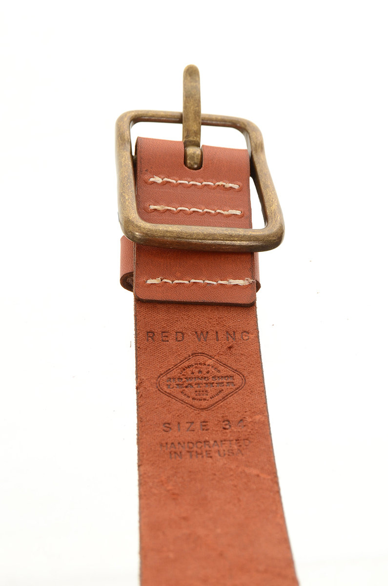 Red Wing Oro Russet Pioneer Leather Belt | Kafka Mercantile