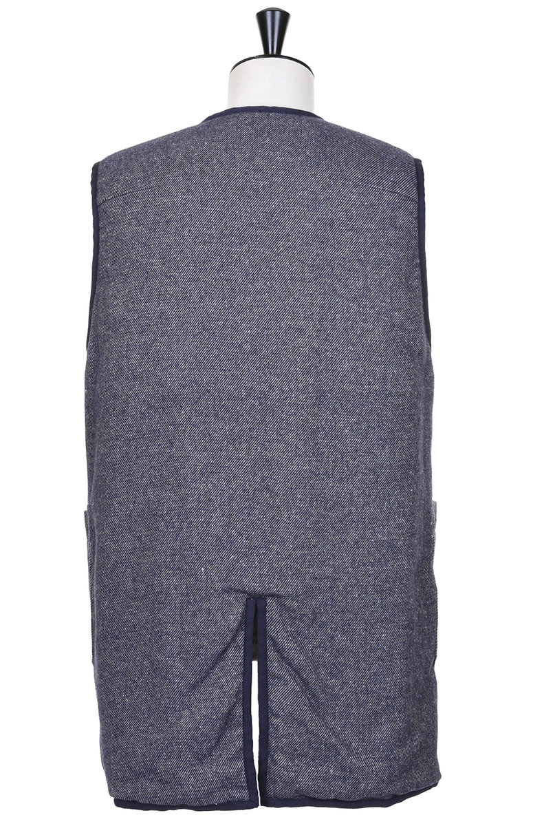 TS(S) Reversible Padded Coat Liner Vest - Navy | Kafka Mercantile